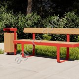 Городская парковая скамейка УНО, модульная мебель NEOMAF