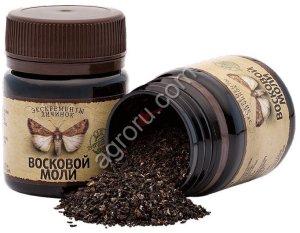 Экскременты личинок восковой огневки таблетир. 98%, 50 гр,