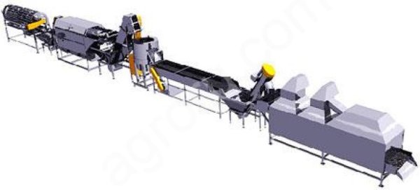 Линия для обработки картофеля с производительностью до 2000 т/час.(картофеля)