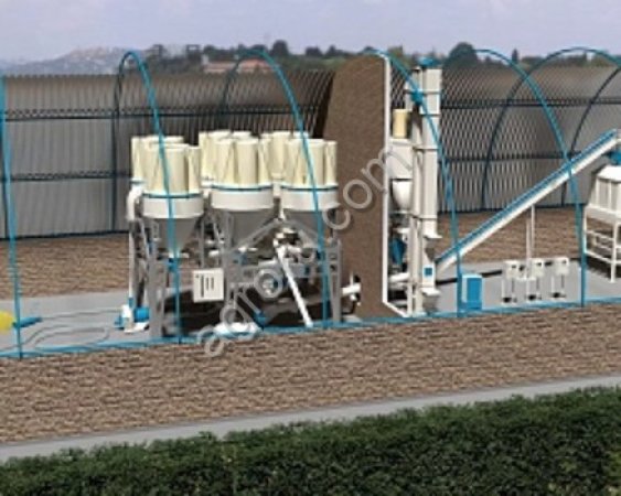 Комбикормовые заводы 5 т/ч. ДозаMIX-5 Оптимум (птица бройлер, россыпь/ гранула/ БМВД/ БВК)