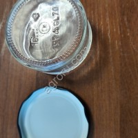 Банка ТО-82 190 мл из прозрачного толстого стекла с крышкой