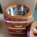 ТЕРМОСА 3-х порционные 3,0 - 4,5 л, нержавейка.