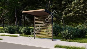 Пергола ОРИГАМИ, городская мебель NEOMAF