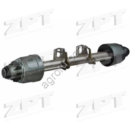 Ось 11т 1950мм с АБС (круглая балка Ф127) HJ Bridge HJD11Z163J1950N240-N