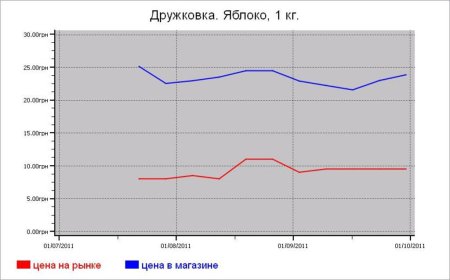 Украина: овощные цены Дружковки
