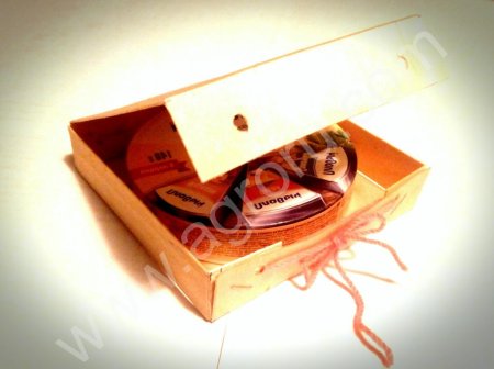 Круглая коробка из шпона под сыр Камамбер,Бри