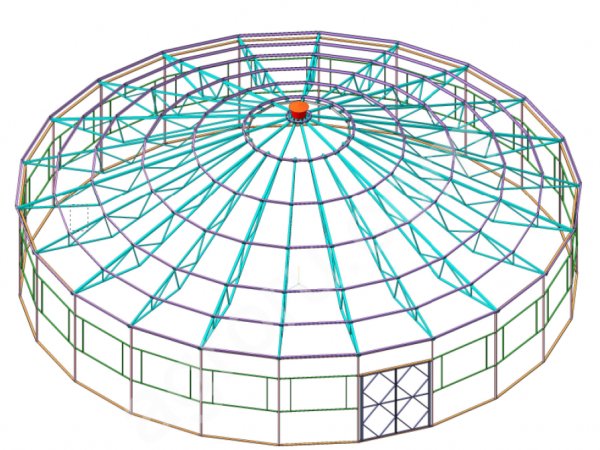 Бочка для лошадей конноспортивный манеж
