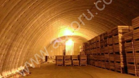 Строительство арочного ангара