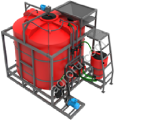 Растворный узел для производства КАС и ЖКУ - РУКАС 50 П Фермер