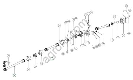 Карданный вал W.BS8.006 для AVR Spirit 9200