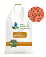 Розовый гранулированный хлористый калий 60%