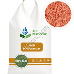 Розовый гранулированный хлористый калий 60%