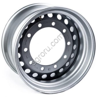 Диск колесный 11.75*22.5 ET0 10*335 D281 ЧКПЗ усиленный серебристый (4500кг) с вент. Акция, (арт.: 167.9911.00.3101012-07)