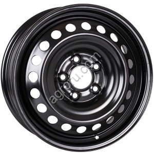 ДШ 5*114.3 16*6 D67.1 ET43 Magnetto 16016 черный глянцевый, (арт.: 16016 AM)