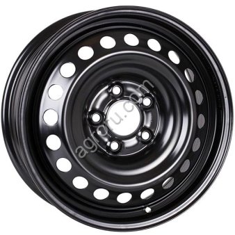 ДШ 5*114.3 16*6 D67.1 ET43 Magnetto 16016 черный глянцевый, (арт.: 16016 AM)