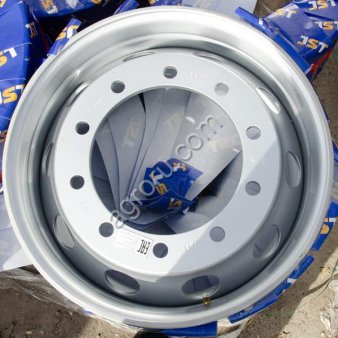 Диск колесный 11.75*22.5 ET135 10*335 D281 16мм (уп) JST серебристый с вент., (арт.: БП-00002695)