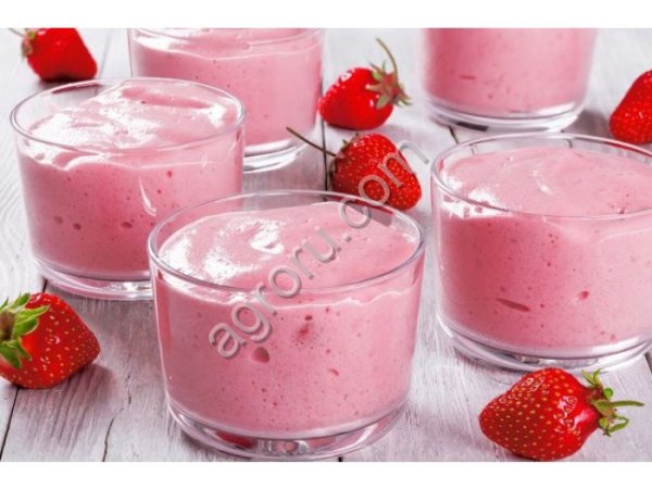 Медовый десерт Кремовый с Клубникой и Бананом