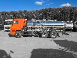 Камаз 65115 (Молоковоз) Цистерна для перевозки пищевых жидкостей 10 м³