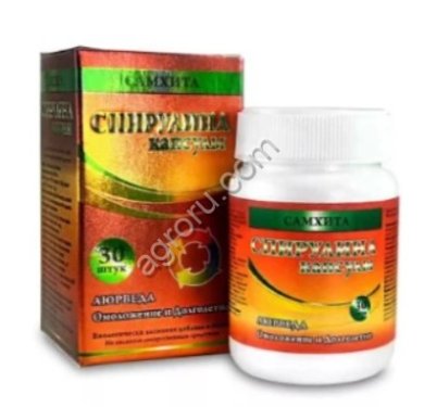 Спирулина Самхита, Spirulina Samhita, 30 капсул