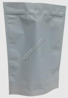 Пакет дой-пак металлизированный белый