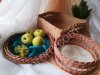 Плетеные корзины, разного размера и фасона