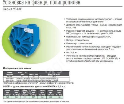 Центробежный насос Hypro 9513P