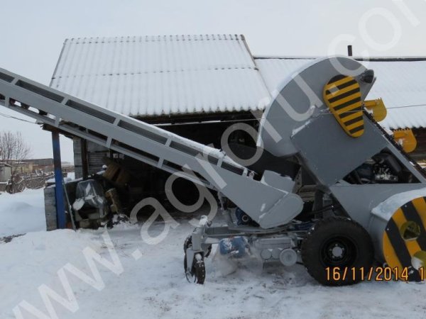 Ковшовый шнековый погрузчик Р6-КШП-6