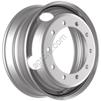 Диск колесный 7.5*22.5 ET165 10*335 D281 Accuride (KRONPRINZ) серебристый с вент., (арт.: RZB15107OE)