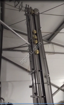 Вертикальный подъемник алюминиевой (жестяной) тары