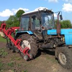 Комбайны для уборки чеснока КУ-1, КУ-2