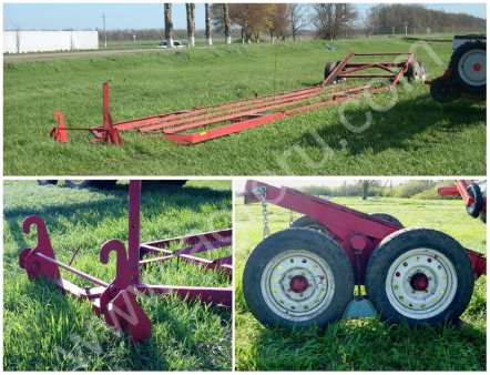 Тележка для транспортировки широкозахватных пропашных сеялок ТС-9П