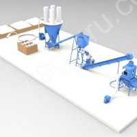 Линия производства россыпного и гранулированного комбикорма