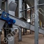 Транспортер скребковый цепной для зерна