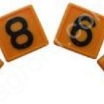 Номерной блок для ремней (от 0 до 9 желтый) КРС