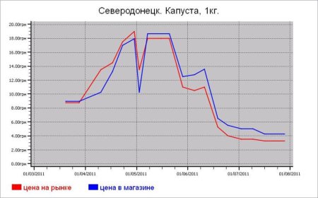 Овощные цены Северодонецка