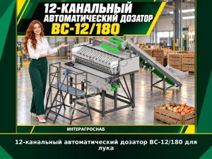12-канальный автоматический дозатор ВС-12/180 для лука