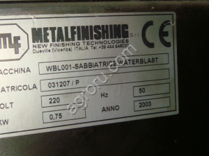Влажная кабина пескоструйной обработки WATERBLAST 800 WBL-001
