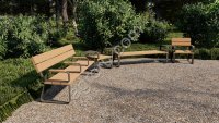 Модульная система скамеек ТРАФФИК,  для города и сада,  мебель NEOMAF