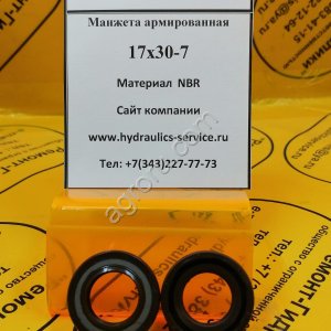 Сальник гидромотора/гидронасоса 17x30-7