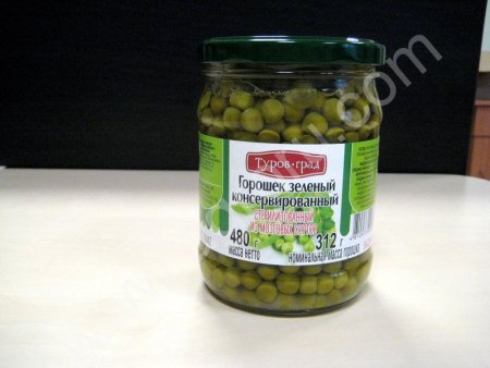 горошек консервированный