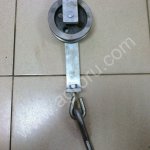 Троллей одинарный то-300, крюки для мяса, полутуш