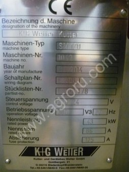 Куттер K+G Wetter 120л