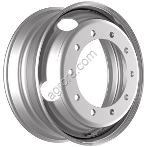 Диск колесный 7.5*22.5 ET165 10*335 D281 Accuride (KRONPRINZ) серебристый с вент., (арт.: RZB15107OE)