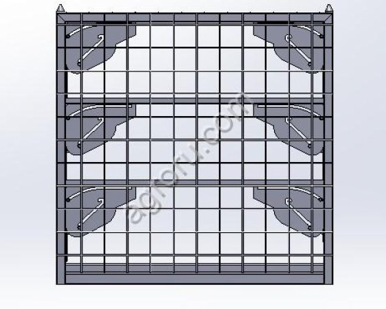 Контейнер для транспортировки живой птицы (Индейка) 3 яруса