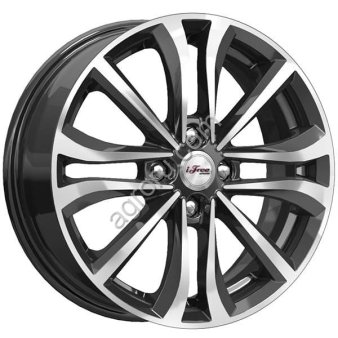 ДЛ 4*100 16*6 D60.1 ET45 IFREE Панган Блэк джек, (арт.: 656802)