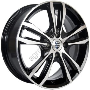 ДЛ 4*100 16*6 D54.1 ET49 К&К Samara-оригинал Алмаз черный конус, (арт.: r74579SK)