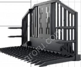 Вилы силосные складные для JCB (без гидравлических боковых надставок)