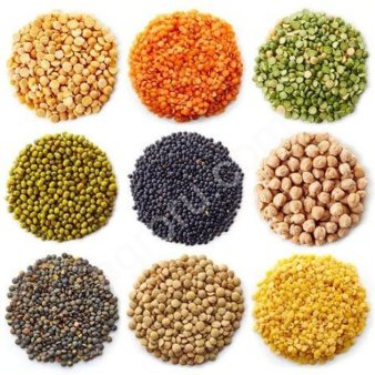 нут, фасоль, маш