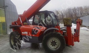 Телескопический минипогрузчик Manitou 1740 2007 год выпуска, на джойстиковом управлении.