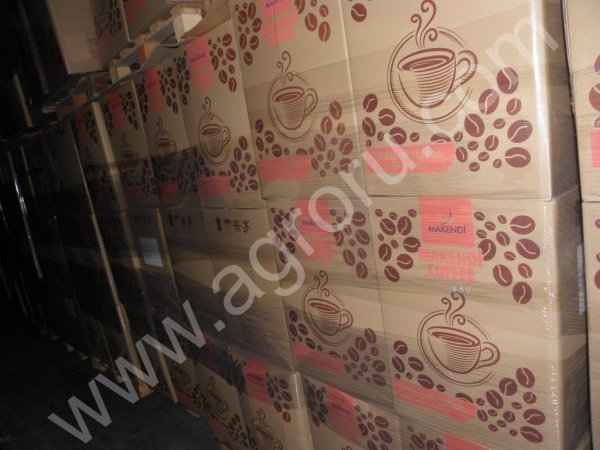 Кофе в коробках по 25-30 кг
